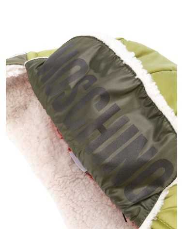 MOSCHINO warm hat with ear flaps green 5244