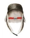 MOSCHINO warm hat with ear flaps green 5244