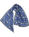 MOSCHINO scarf with teddy bear toy blue 5217