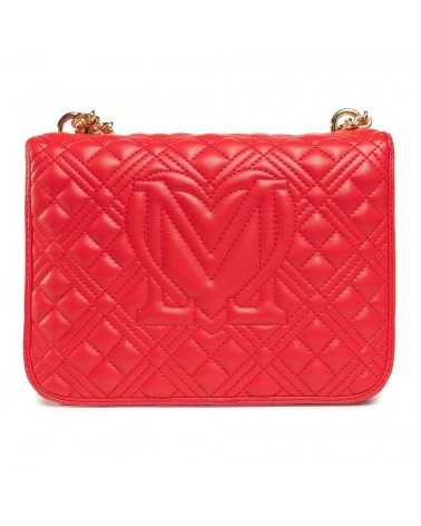 Love Moschino shoulder bag red quilted 4000