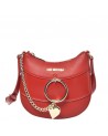Love Moschino borsa a tracolla rossa con cuore 4239
