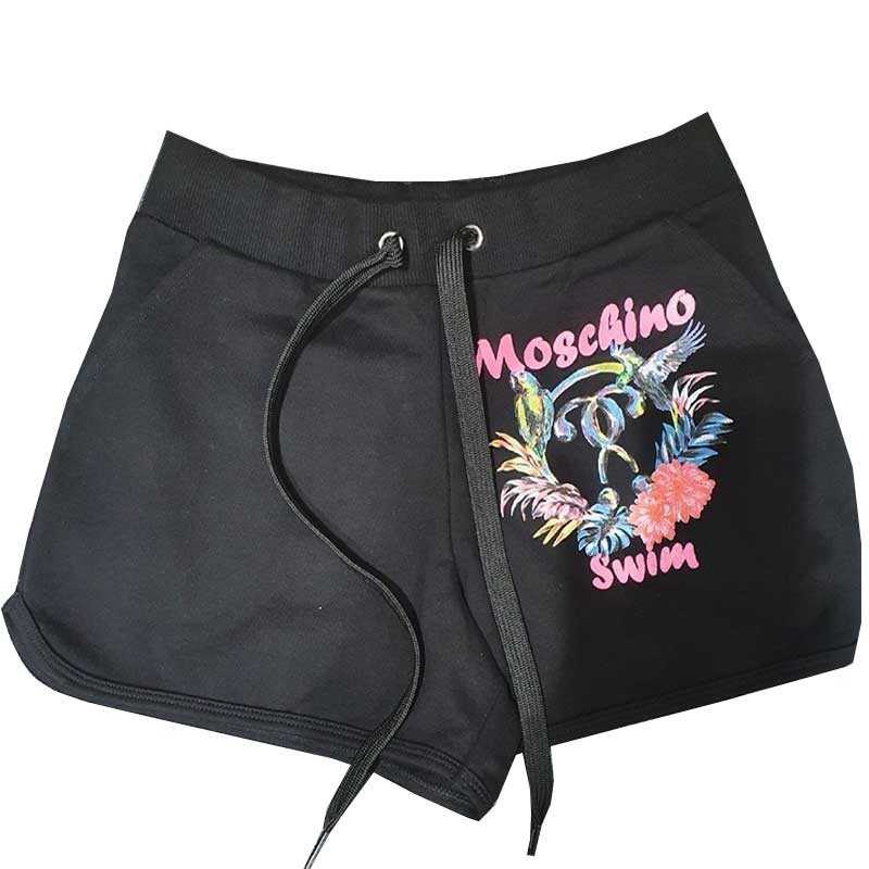 Moschino Swim pantaloncini shorts bermuda nero 6708
