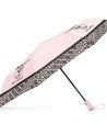 Moschino ombrello automatico rosa nero 8872