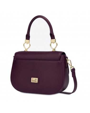 Love Moschino handbag with shoulder strap purple 4084