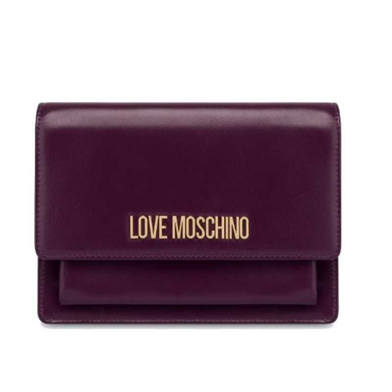 Love Moschino borsa clutch a tracolla viola 4095