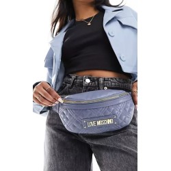 Love Moschino bum belt bag denim