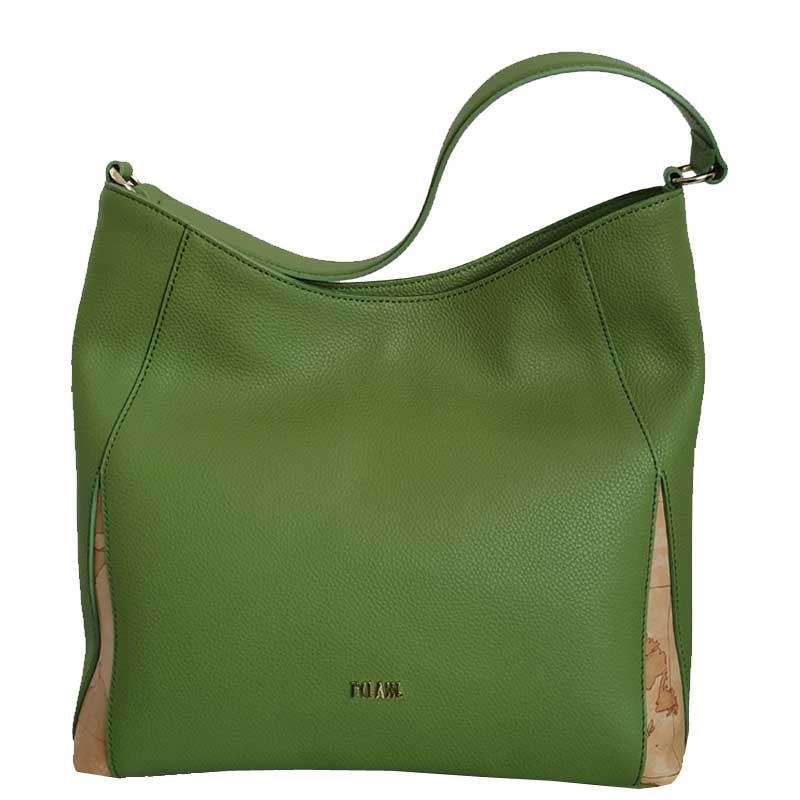 Alviero Martini 1 Classe borsa in pelle verde gt84